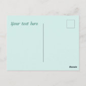 Carte Postale Maison de thé mignonne merci gnome (Dos)