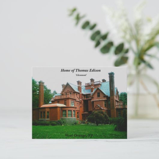 Carte Postale Maison de Thomas Edison (Debout devant)