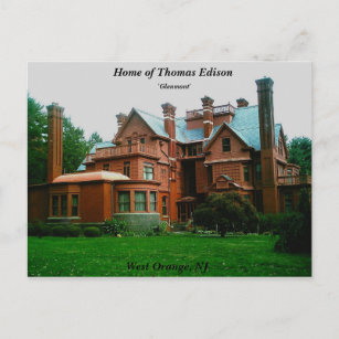 Carte Postale Maison de Thomas Edison