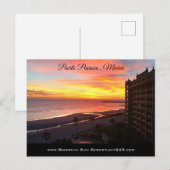 Carte Postale Maison de vacances à la plage Location à court ter (Devant / Derrière)