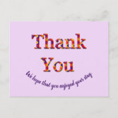 Carte Postale Maison de vacances pas chère Merci aux invités Mer (Devant)