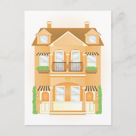 Carte Postale Maison de ville (Devant)