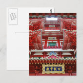 Carte Postale Maison décorée à Chinatown (Devant / Derrière)