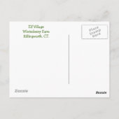 Carte Postale Maison des elfes magiques (Dos)