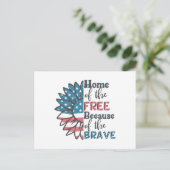 Carte Postale Maison des libres à cause de la 4 juillet courageu (Debout devant)