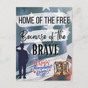 Carte Postale Maison des libres, à cause des braves !  Square St