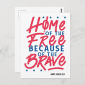 Carte Postale Maison des libres grâce aux braves (Devant / Derrière)