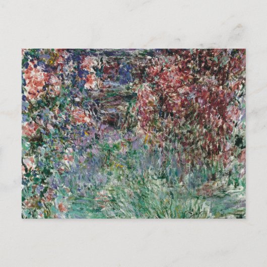 Carte Postale Maison des Roses par Claude Monet (Devant)