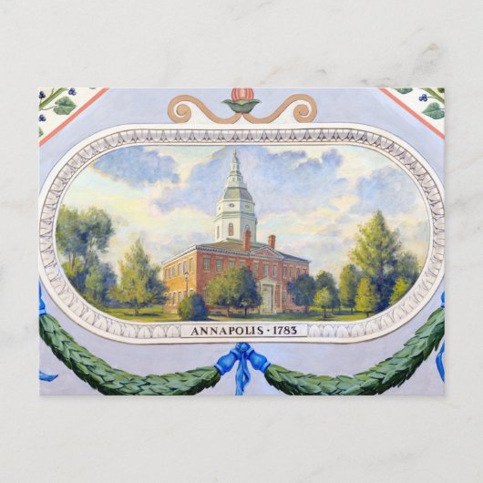 Carte Postale Maison d'État Annapolis (Devant)