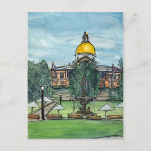 Carte Postale Maison d'État du Massachusetts
