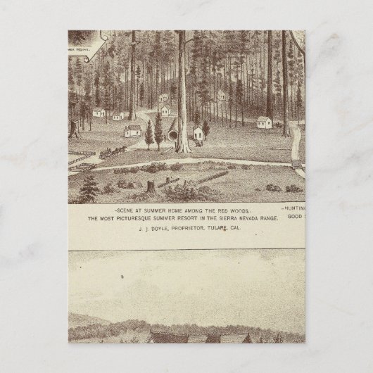 Carte Postale Maison d'été, résidence de Lewis (Devant)