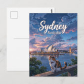 Carte Postale Maison d'opéra de Sydney Australie (Devant / Derrière)