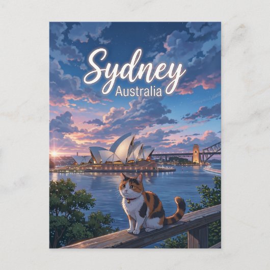 Carte Postale Maison d'opéra de Sydney Australie (Devant)