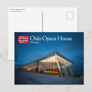 Carte Postale Maison d'opéra d'Oslo