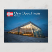 Carte Postale Maison d'opéra d'Oslo (Devant)