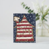 Carte Postale maison douce (Debout devant)