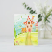 Carte Postale maison douce (Debout devant)