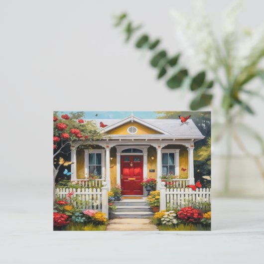 Carte Postale Maison Douce Maison (Debout devant)