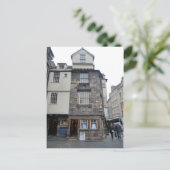 Carte Postale Maison du dirigeant presbytérien John Knox à Édimb (Debout devant)