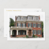 Carte Postale "Maison du Dr Wolfe" (Devant / Derrière)