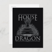 Carte Postale MAISON DU DRAGON | Graphique du Trône de Fer (Devant / Derrière)