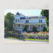 Carte Postale Maison du jardin de fleurs, île Mackinac, Michigan (Devant)