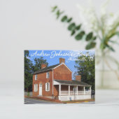 Carte Postale Maison du président Andrew Johnson - Greeneville,  (Debout devant)