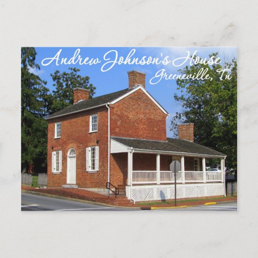 Carte Postale Maison du président Andrew Johnson - Greeneville,  (Devant)