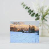 Carte Postale maison du vermont (Debout devant)