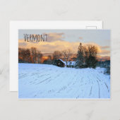 Carte Postale maison du vermont (Devant / Derrière)