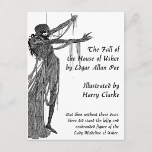 Carte Postale Maison d'Usher