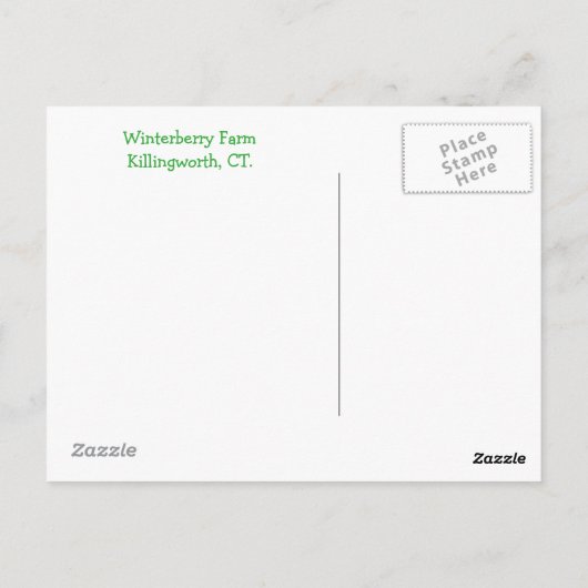 Carte Postale Maison Elf (Dos)