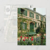 Carte Postale Maison et jardin de Red Monet, Giverny, Fr Nord (Devant / Derrière)
