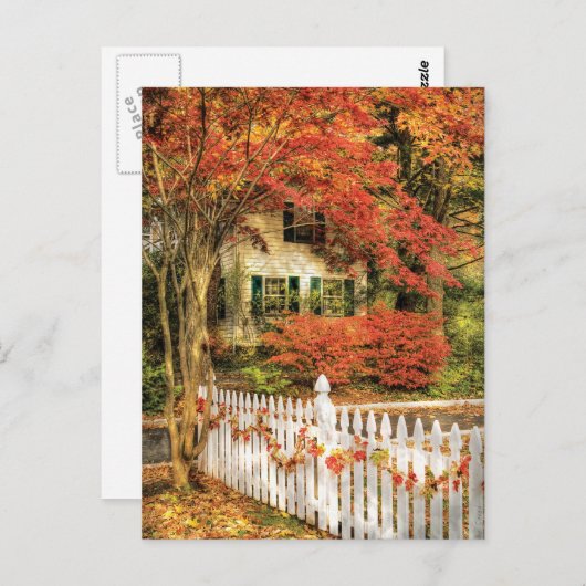 Carte Postale Maison - Festive (Devant / Derrière)