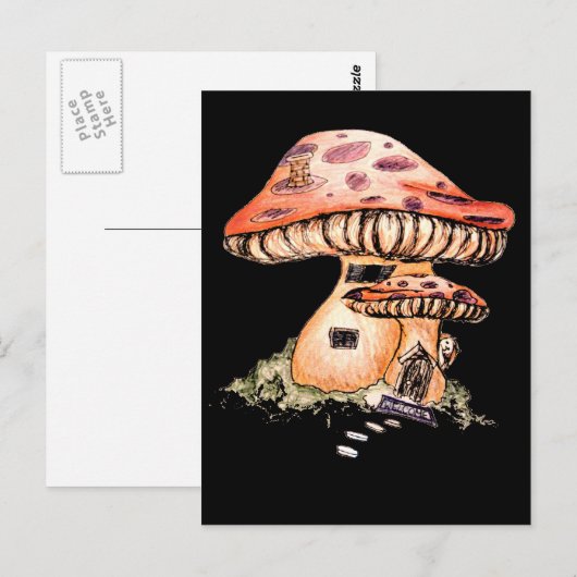 Carte Postale Maison Gnome (Devant / Derrière)