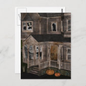 Carte postale Maison hantée (Devant / Derrière)