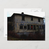 Carte Postale Maison hantée abandonnée (Devant / Derrière)