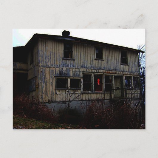 Carte Postale Maison hantée abandonnée (Devant)