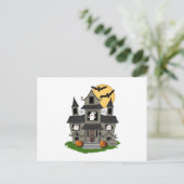 Carte Postale Maison hantée d'Halloween (Debout devant)