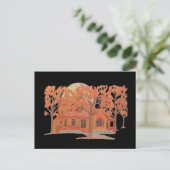 Carte Postale Maison Hantée Épouvantable d'Halloween (Debout devant)
