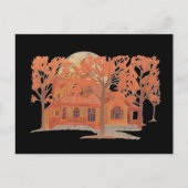 Carte Postale Maison Hantée Épouvantable d'Halloween (Devant)