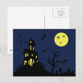 Carte Postale Maison haunted (Devant / Derrière)