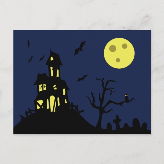 Carte Postale Maison haunted (Devant)