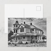 CARTE POSTALE MAISON HAUNTÉE (Devant / Derrière)