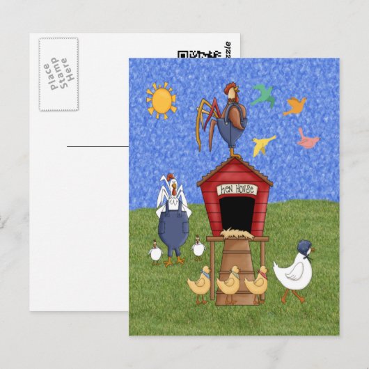 Carte Postale Maison Hen (Devant / Derrière)