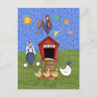 Carte Postale Maison Hen