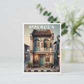 Carte Postale Maison historique Malacca Shophouse Malaisie (Debout devant)