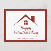 Carte Postale Maison immobilière de Saint Valentin professionnel (Devant)