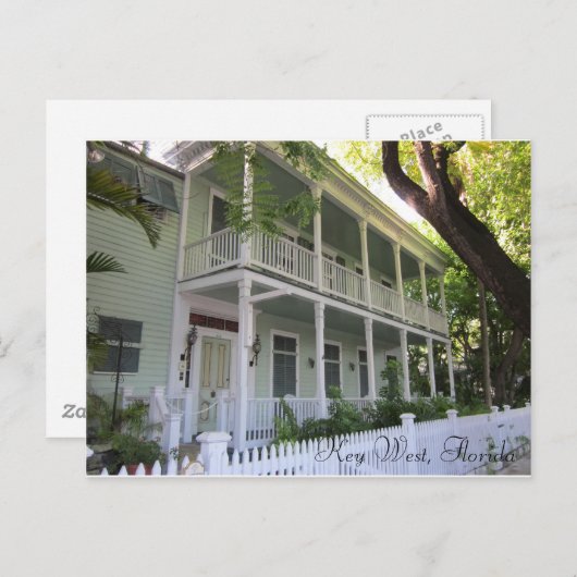 Carte Postale Maison Key West Florida (Devant / Derrière)