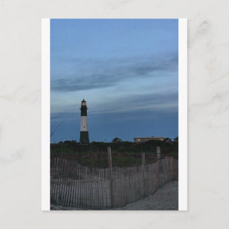 Carte Postale Maison légère de l'île de Tybee Savannah, GA